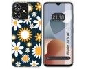 Funda Silicona para Zte Blade A73 4G diseño Flores 08 Dibujos