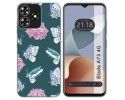 Funda Silicona para Zte Blade A73 4G diseño Flores 10 Dibujos