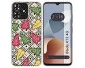 Funda Silicona para Zte Blade A73 4G diseño Flores 11 Dibujos