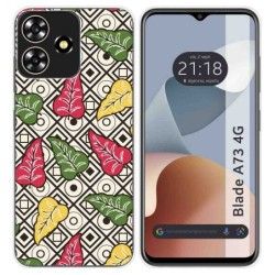 Funda Silicona para Zte Blade A73 4G diseño Flores 11 Dibujos