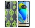 Funda Silicona Transparente para Zte Blade A72s diseño Cactus Dibujos