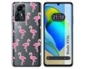 Funda Silicona Transparente para Zte Blade A72s diseño Flamenco Dibujos