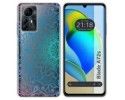 Funda Silicona Transparente para Zte Blade A72s diseño Mandala Dibujos