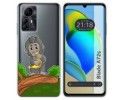 Funda Silicona Transparente para Zte Blade A72s diseño Mono Dibujos