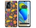 Funda Silicona Transparente para Zte Blade A72s diseño Otoño Dibujos