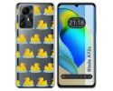 Funda Silicona Transparente para Zte Blade A72s diseño Pato Dibujos