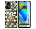 Funda Silicona Transparente para Zte Blade A72s diseño Piña Dibujos