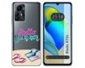 Funda Silicona Transparente para Zte Blade A72s diseño Summer Dibujos
