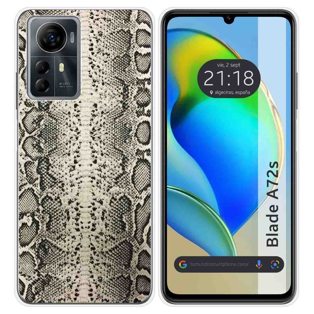 Funda Silicona para Zte Blade A72s diseño Animal 01 Dibujos