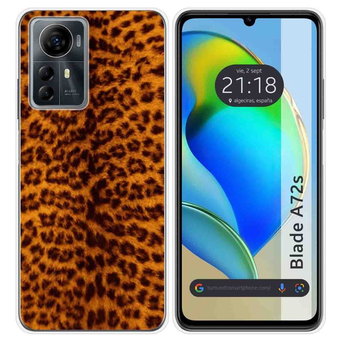 Funda Silicona para Zte Blade A72s diseño Animal 03 Dibujos