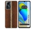 Funda Silicona para Zte Blade A72s diseño Cuero 01 Dibujos