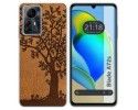 Funda Silicona para Zte Blade A72s diseño Cuero 03 Dibujos