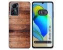 Funda Silicona para Zte Blade A72s diseño Madera 02 Dibujos