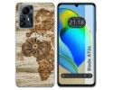 Funda Silicona para Zte Blade A72s diseño Madera 07 Dibujos