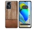Funda Silicona para Zte Blade A72s diseño Madera 09 Dibujos