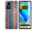 Funda Silicona para Zte Blade A72s diseño Madera 10 Dibujos