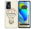 Funda Silicona para Zte Blade A72s diseño Creativity Dibujos