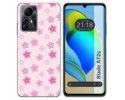 Funda Silicona para Zte Blade A72s diseño Flores Dibujos