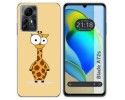 Funda Silicona para Zte Blade A72s diseño Jirafa Dibujos