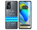 Funda Silicona para Zte Blade A72s diseño Agua Dibujos