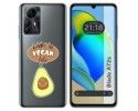 Funda Silicona para Zte Blade A72s diseño Vegan Life Dibujos