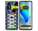Funda Silicona para Zte Blade A72s diseño Zapatillas 14 Dibujos