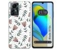 Funda Silicona para Zte Blade A72s diseño Flores 01 Dibujos
