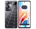 Funda Silicona Transparente para Oppo A79 5G diseño Araña Dibujos