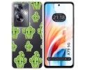 Funda Silicona Transparente para Oppo A79 5G diseño Cactus Dibujos