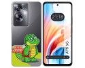 Funda Silicona Transparente para Oppo A79 5G diseño Coco Dibujos