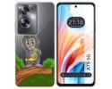 Funda Silicona Transparente para Oppo A79 5G diseño Mono Dibujos