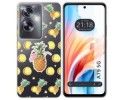 Funda Silicona Transparente para Oppo A79 5G diseño Piña Dibujos
