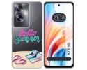 Funda Silicona Transparente para Oppo A79 5G diseño Summer Dibujos