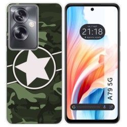Funda Silicona para Oppo A79 5G diseño Camuflaje 01 Dibujos