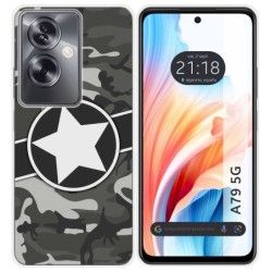 Funda Silicona para Oppo A79 5G diseño Camuflaje 02 Dibujos