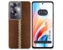 Funda Silicona para Oppo A79 5G diseño Cuero 01 Dibujos