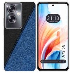 Funda Silicona para Oppo A79 5G diseño Cuero 02 Dibujos