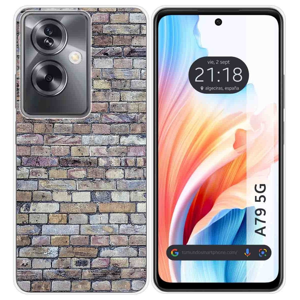 Funda Silicona para Oppo A79 5G diseño Ladrillo 02 Dibujos