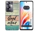 Funda Silicona para Oppo A79 5G diseño Madera 01 Dibujos