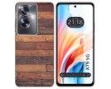 Funda Silicona para Oppo A79 5G diseño Madera 03 Dibujos
