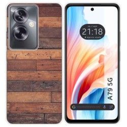 Funda Silicona para Oppo A79 5G diseño Madera 03 Dibujos