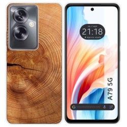 Funda Silicona para Oppo A79 5G diseño Madera 04 Dibujos