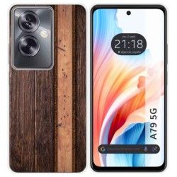 Funda Silicona para Oppo A79 5G diseño Madera 05 Dibujos