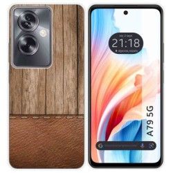 Funda Silicona para Oppo A79 5G diseño Madera 09 Dibujos