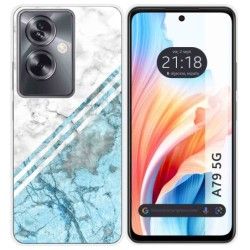 Funda Silicona para Oppo A79 5G diseño Mármol 02 Dibujos