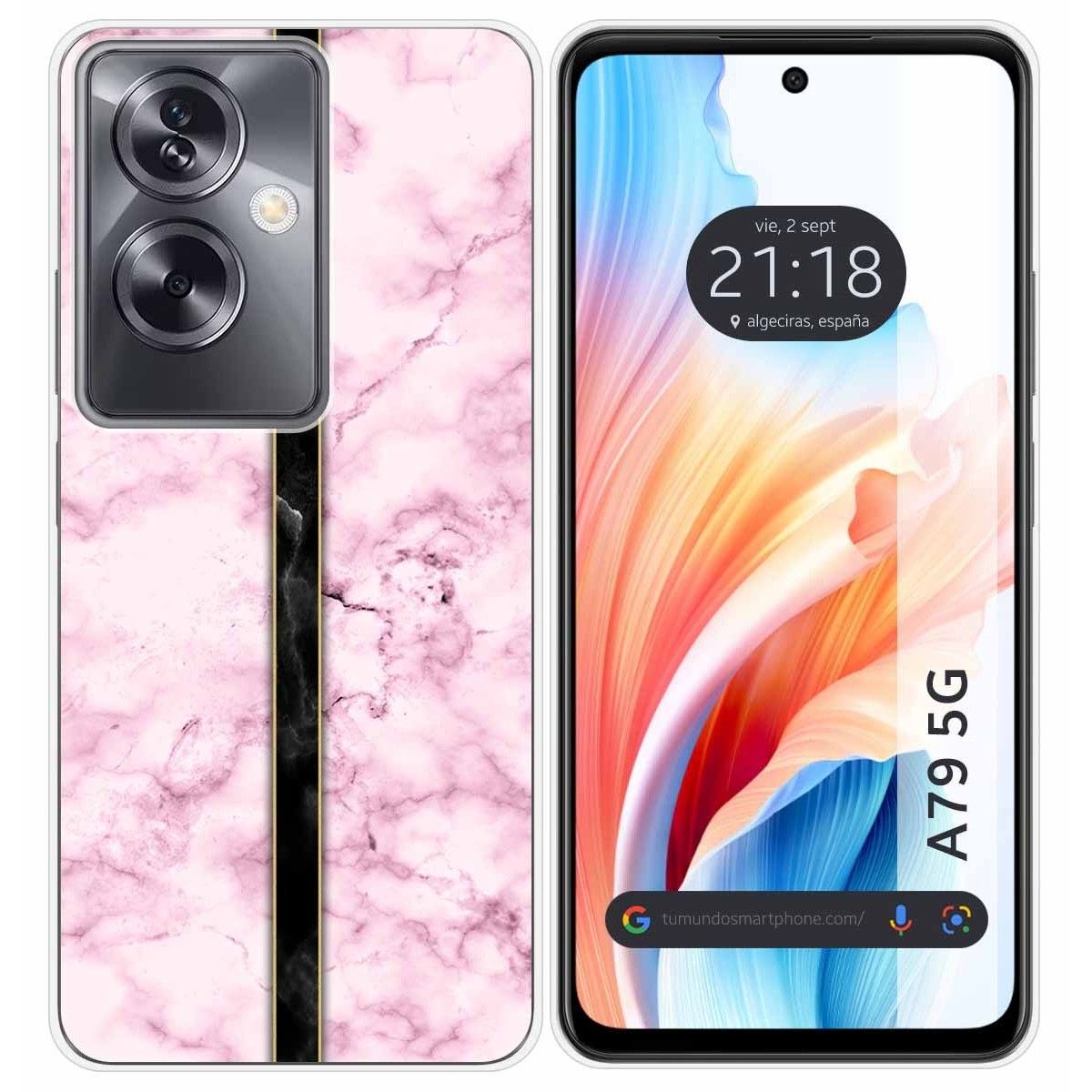 Funda Silicona para Oppo A79 5G diseño Mármol 04 Dibujos