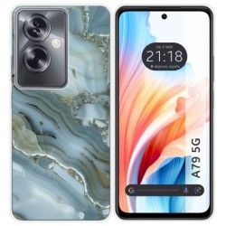 Funda Silicona para Oppo A79 5G diseño Mármol 09 Dibujos