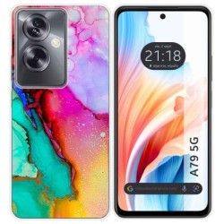 Funda Silicona para Oppo A79 5G diseño Mármol 15 Dibujos