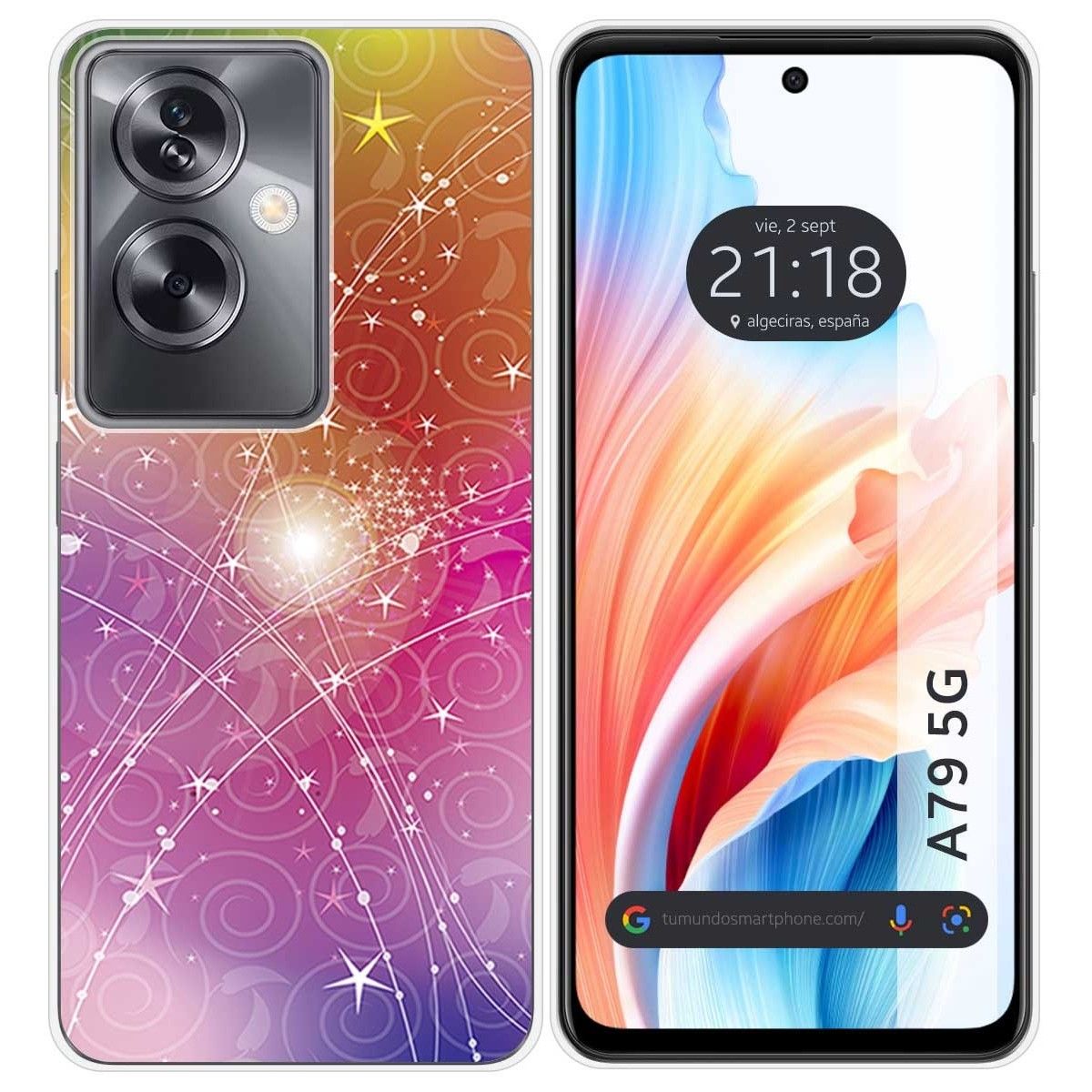 Funda Silicona para Oppo A79 5G diseño Abstracto Dibujos