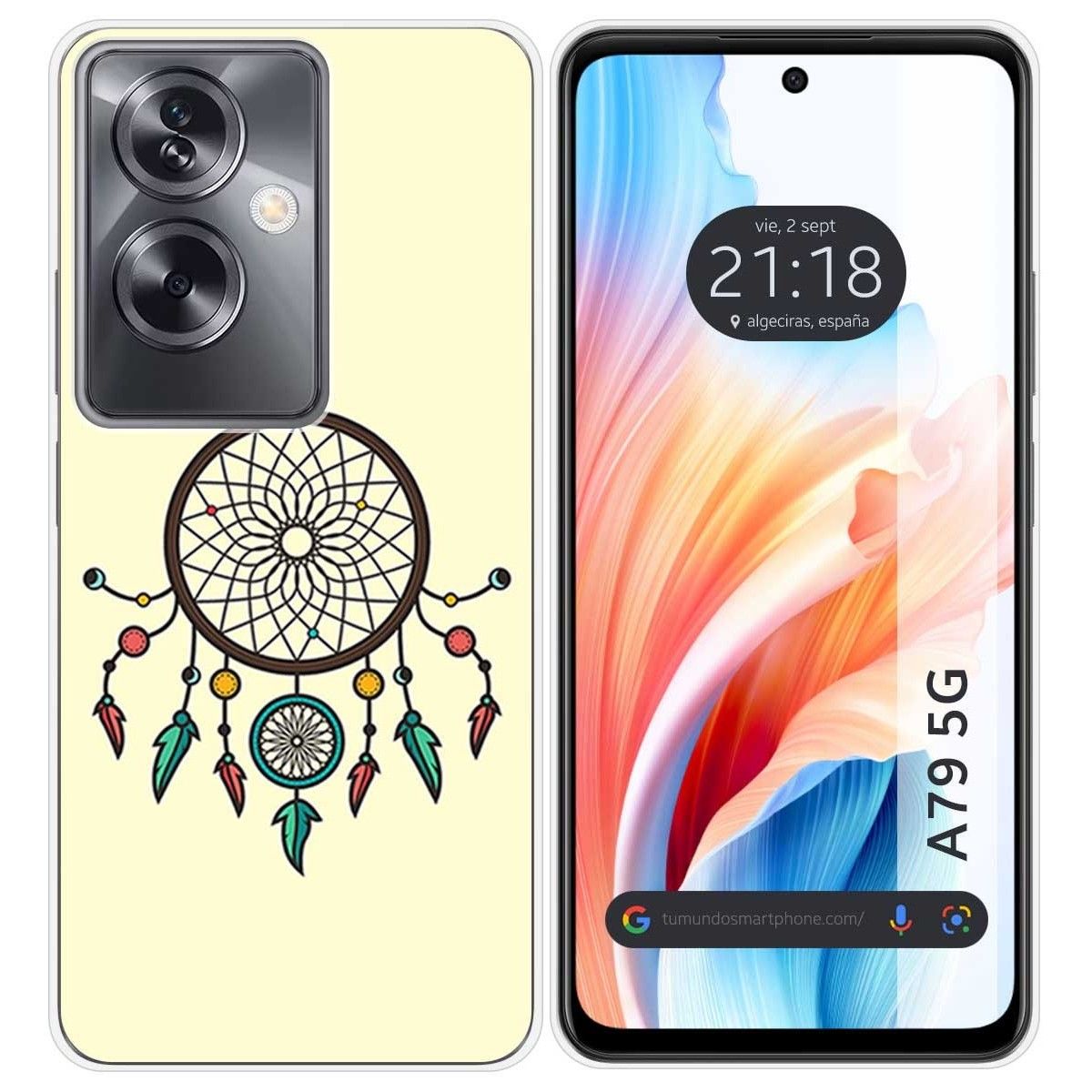 Funda Silicona para Oppo A79 5G diseño Atrapasueños Dibujos